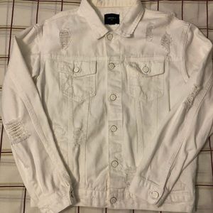 Men’s Distressed Denim Jacket